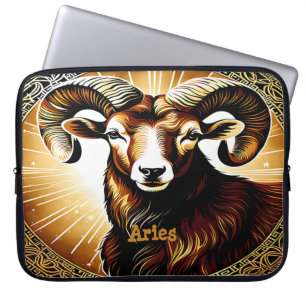 Housse Pour Ordinateur Portable Panneau Astrologie Aries