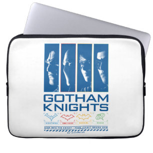 Housse Pour Ordinateur Portable Panneaux de visage Gotham Knights