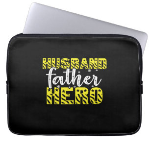 Housse Pour Ordinateur Portable Papa Cadeau Mari Père Héros
