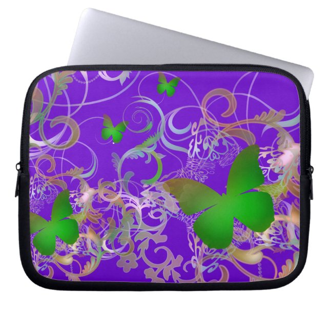 Housse Pour Ordinateur Portable Papillon (Devant)