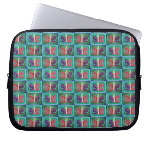 Housse Pour Ordinateur Portable Papillon coloré   Filtres   Half Drop  