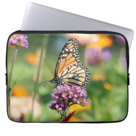 Housse Pour Ordinateur Portable Papillon Monarque sur Verbena