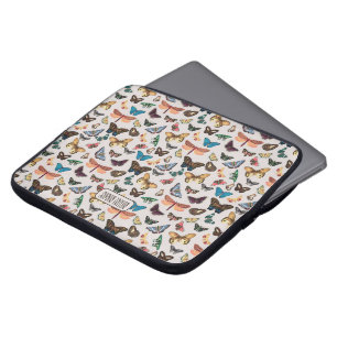Housse Pour Ordinateur Portable Papillon Vintage Nature Esthétique Personnalisée