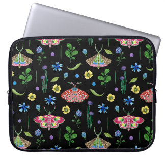Housse Pour Ordinateur Portable Papillons multicolores : Motif transparent