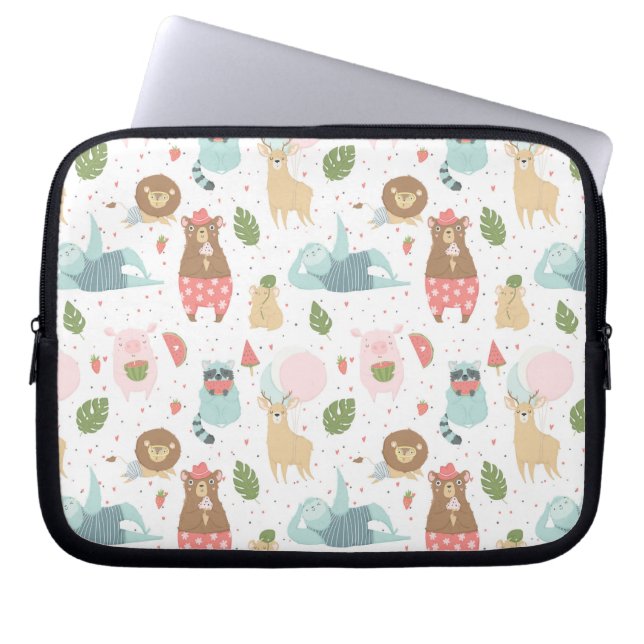 Housse Pour Ordinateur Portable Paresse et motif d'amis (Devant)