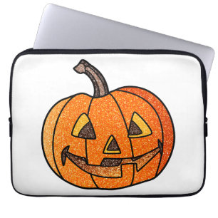 Housse Pour Ordinateur Portable Parties scintillant Jack O'Lantern