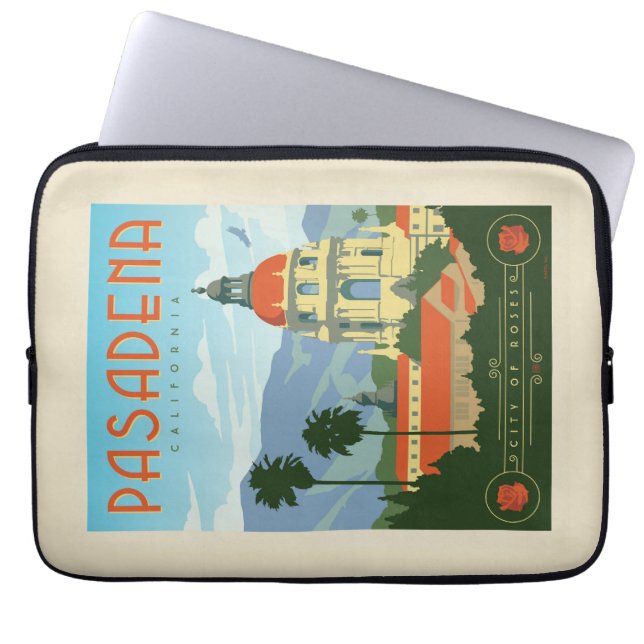 Housse Pour Ordinateur Portable Pasadena, CA (Devant)