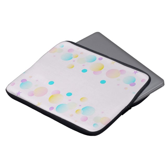Housse pour ordinateur portable Pastel Bubble | Pr (Devant haut)