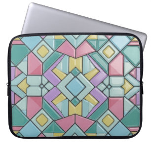 Housse Pour Ordinateur Portable pastel mosaïque