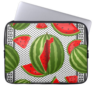 Housse Pour Ordinateur Portable Pastèque Palestine - Slice