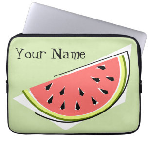 Housse Pour Ordinateur Portable Pâte Watermelon Green Name