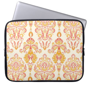 Housse Pour Ordinateur Portable Patten vintage fleuri sans couture. Guerre baroque