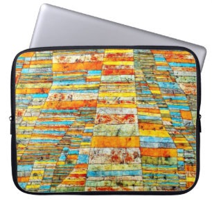 Housse Pour Ordinateur Portable Paul Klee art : Autoroute et voies de communicatio