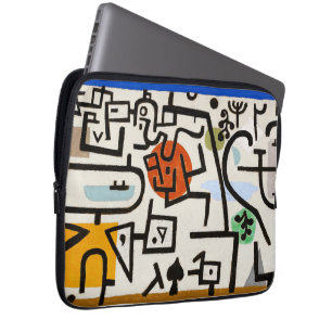 Housse Pour Ordinateur Portable Paul Klee "Port riche" Moderne Abstrait