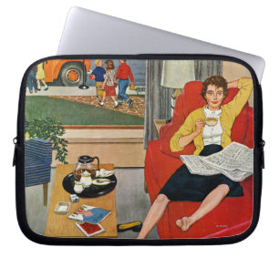 Housse Pour Ordinateur Portable Pause-café de matin