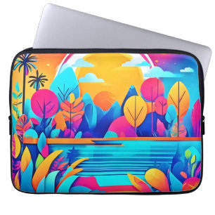 Housse Pour Ordinateur Portable Paysage du lever du soleil