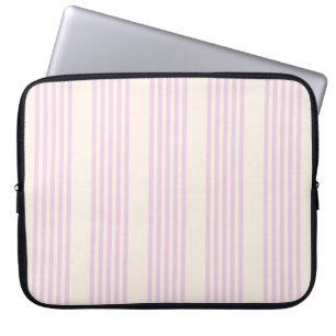 Housse Pour Ordinateur Portable Peaches et crème cinq bandes motif
