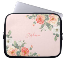 Pêche Rose Blush rose Floral Personnalisé