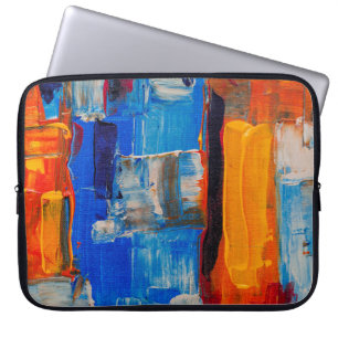 Housse Pour Ordinateur Portable Peinture abstraite couleur aérée