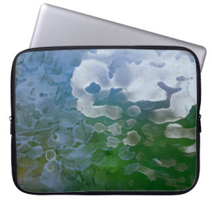 Housse Pour Ordinateur Portable Peinture Abstraite sur béton. 2d illustration. Va