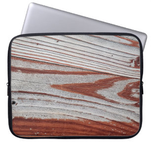 Housse Pour Ordinateur Portable Peinture Brown rouge sur bois