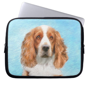 Housse Pour Ordinateur Portable Peinture d'espagnol Welsh Springer - Art original 