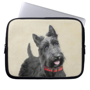 Housse Pour Ordinateur Portable Peinture écossaise Terrier - Cute Original Chien A