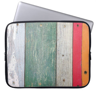 Housse Pour Ordinateur Portable Peinture Grunge sur Bois