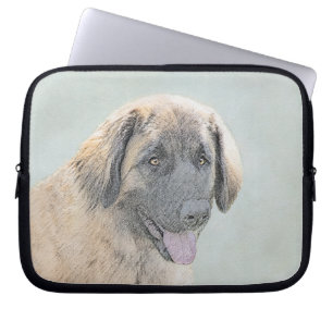 Housse Pour Ordinateur Portable Peinture Leonberger - Joli art original chien
