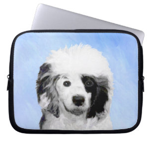 Housse Pour Ordinateur Portable Peinture Portugaise de Chien d'Eau - Art original