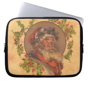 Housse Pour Ordinateur Portable Père Noël Leyendecker Antique Victorien