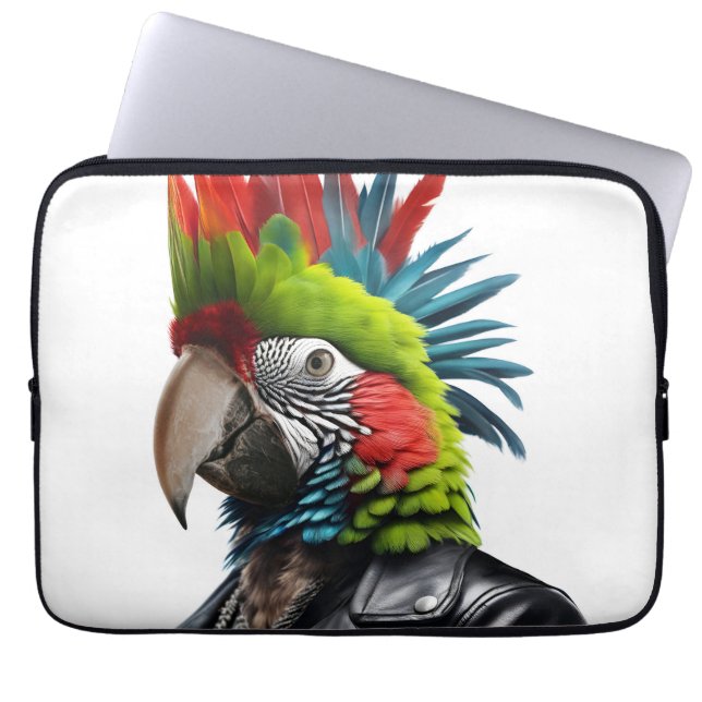 Housse Pour Ordinateur Portable Perroquet (Devant)