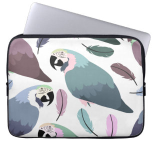 Housse Pour Ordinateur Portable Perroquets modernes motif tropical