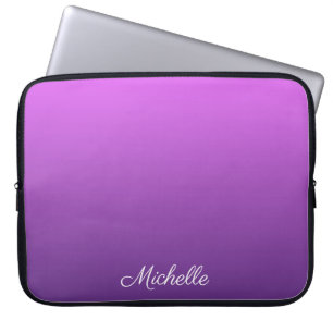 Housse Pour Ordinateur Portable Personalisé violet ombre