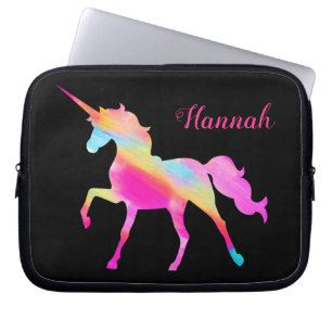 Housse Pour Ordinateur Portable Personalized Colorful Unicorn 