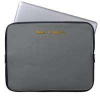 Personnaliser avec nom gris + orange
