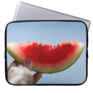 Housse Pour Ordinateur Portable Personne tenant de la pastèque tranchée