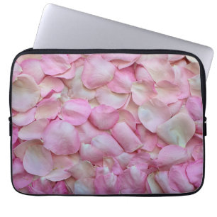 Housse Pour Ordinateur Portable Pétales rose rose Motif