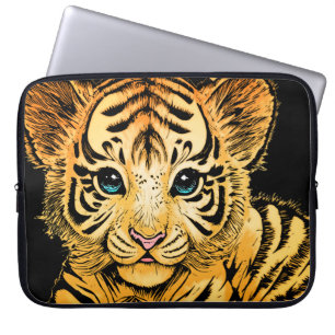 HOUSSE POUR ORDINATEUR PORTABLE PETIT TIGER