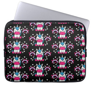 Housse Pour Ordinateur Portable Petites filles Unicorn Pony