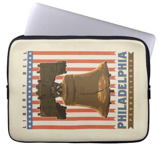 Housse Pour Ordinateur Portable Philadelphie | Liberty Bell (Devant)