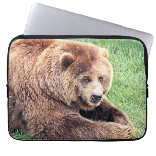 Housse Pour Ordinateur Portable Photo d'ours Brown
