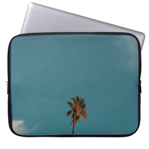 Housse Pour Ordinateur Portable Photographie en angle bas du palmier sous ciel ble