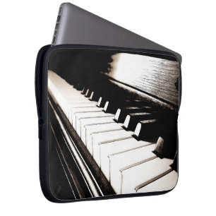 Housse pour ordinateur portable Piano Keys