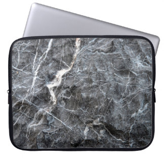 Housse Pour Ordinateur Portable Pierre de marbre gris