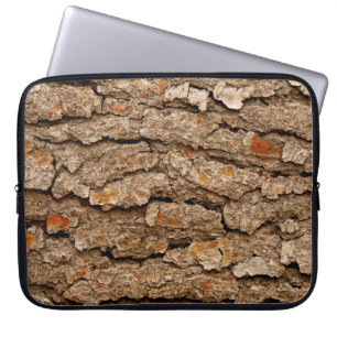 Housse Pour Ordinateur Portable Pine Tree Bark Texture