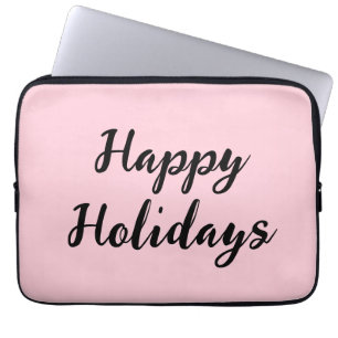 Housse Pour Ordinateur Portable Pink pastel joyaux vacances Noël stylet simple