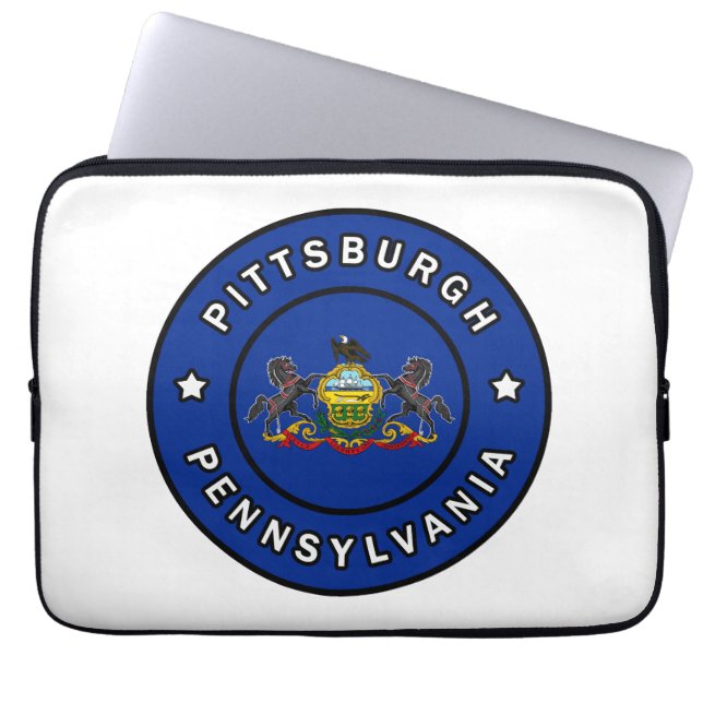Housse Pour Ordinateur Portable Pittsburgh Pennsylvanie (Devant)