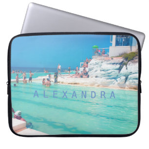 Housse Pour Ordinateur Portable Plage Ocean Pool Blue Aqua Personal
