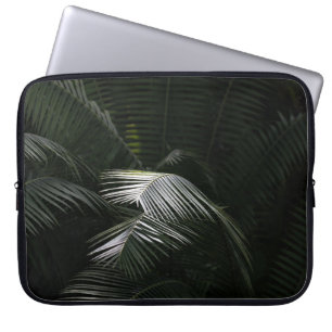 HOUSSE POUR ORDINATEUR PORTABLE PLANTE FEUILLES VERTES